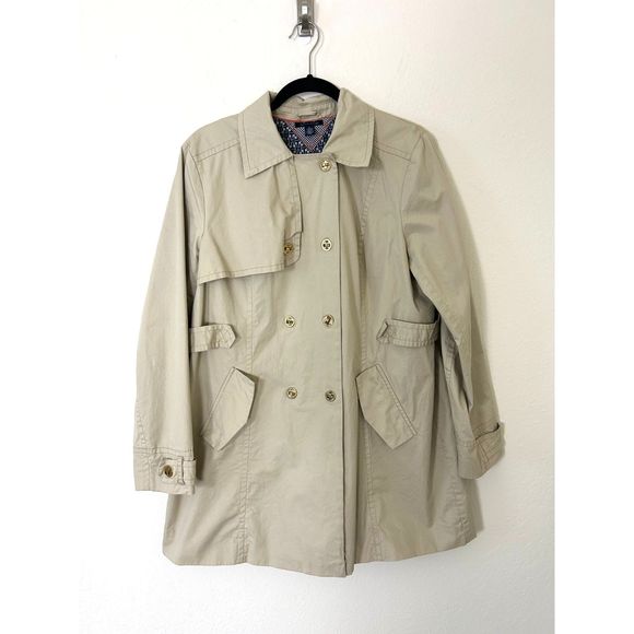 Tommy Hilfiger Jackets & Blazers - Tommy Hilfiger Trench Coat Women's XL Kahki Beige classic spring